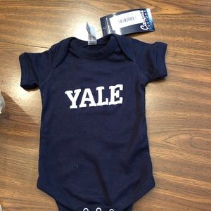 Yale newborn onesie